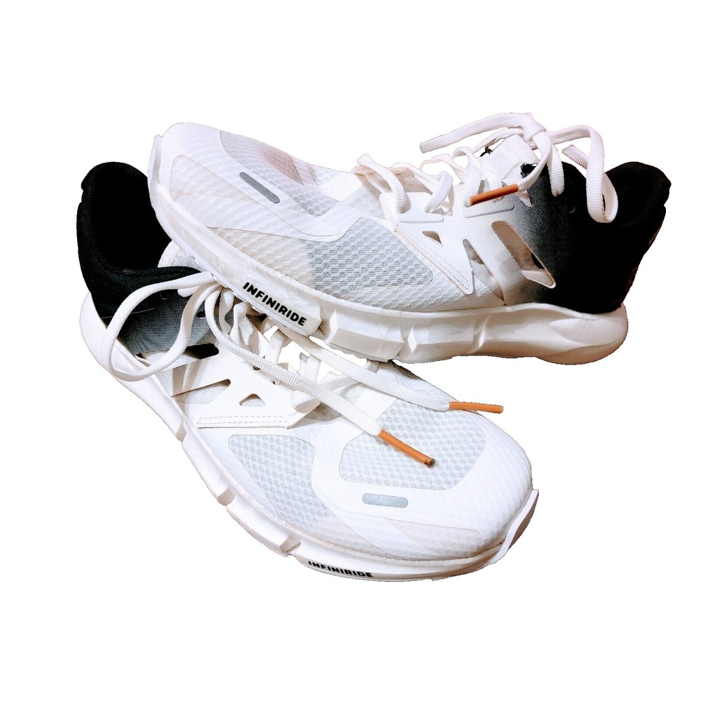 Salomon Womens Predict 2 411257 White Black Running Shoes Ortholite Size 10.5